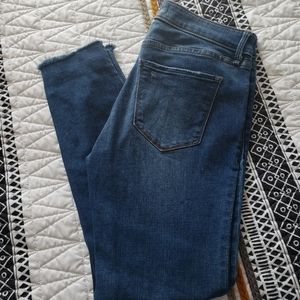 Mid Rise Super Skinny Ankle Jeans